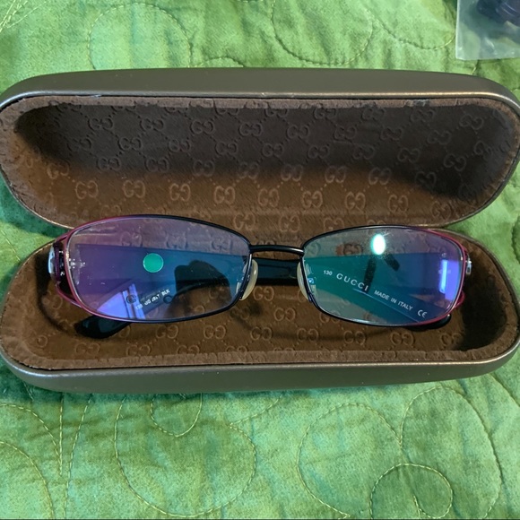 Gucci Eyeglasses GG2837 Rectangular Heart Frame - Picture 3 of 12